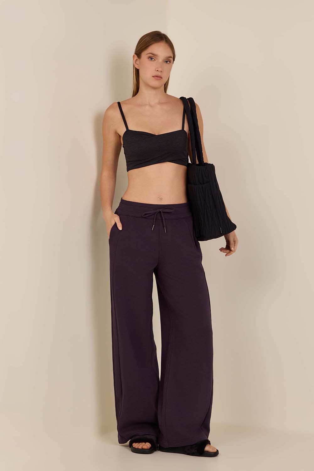 Scuba Mid-Rise Wide-Leg Pant Regular